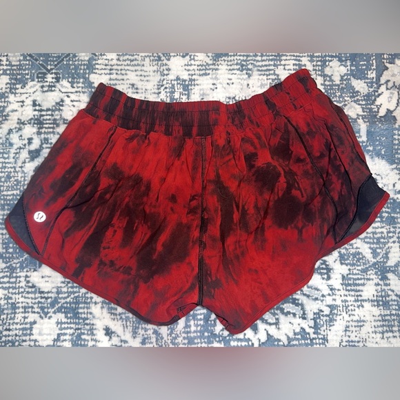 Lululemon red and black shorts - Picture 2 of 3